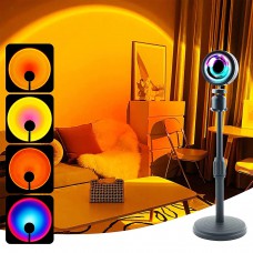 Sunset Projection Lamp LED Night Lights | 360° Rotation Stand | 4 Colors | Adjustable Height | Box Packing